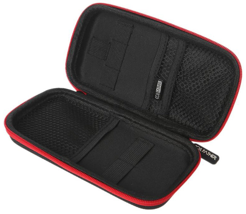 Inside Black Coil Father X6s Portable Vaporizer Case