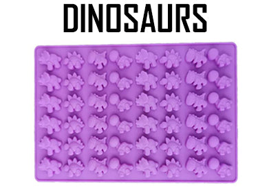 Make 48 perfect little Infused Dinosaur Gummies