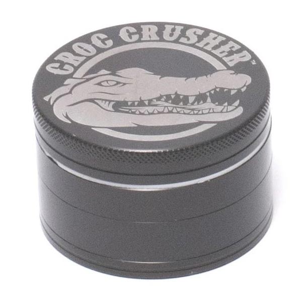 Charcoal Croc Crusher 4 Piece Medium Herb Grinder
