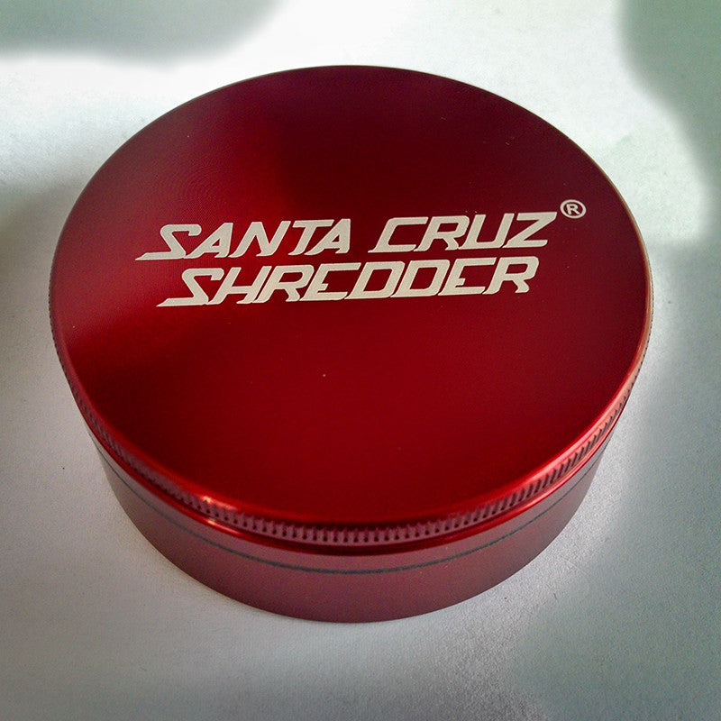 Red Santa Cruz Shredder Herb Grinder Large NZ