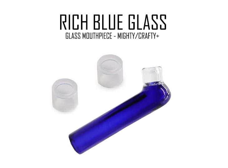 Rich Blue Crafty+ & Mighty Glass Mouthpiece