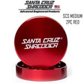 Red Santa Cruz Shredder Grinder 2pc Medium 54mm - NZ