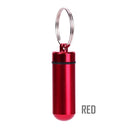 Red Waterproof Airtight Stash Tins for lanyard NZ