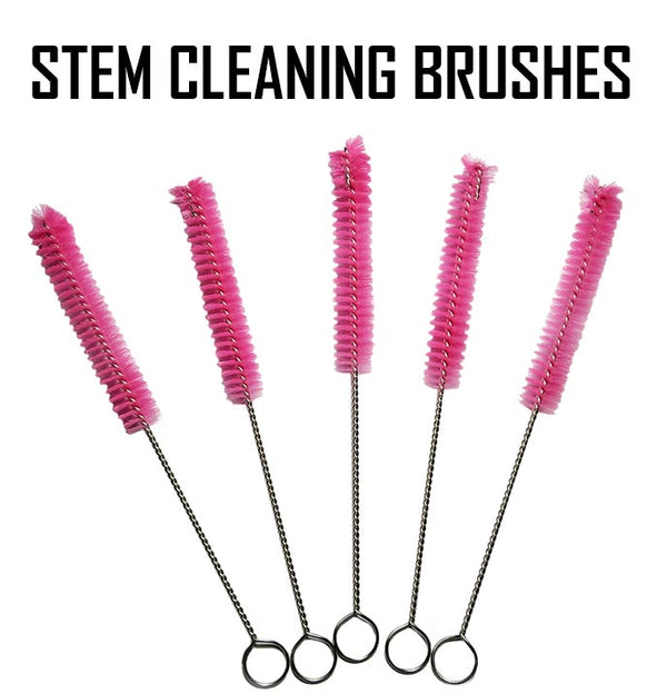 Pink, Black and White Stem & Vape Cleaning Brushes 5 Pack NZ