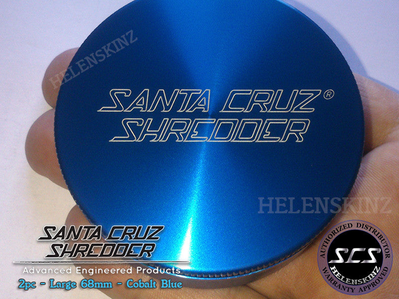 Santa Cruz Shredder Herb Grinder - 2pc Large 68mm - Helenskinz Online NZ - 14