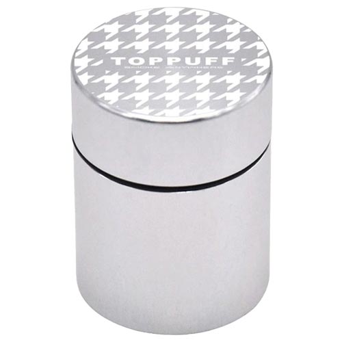 Silver Toppuff Aluminium Air-tight Stash Tin - Small