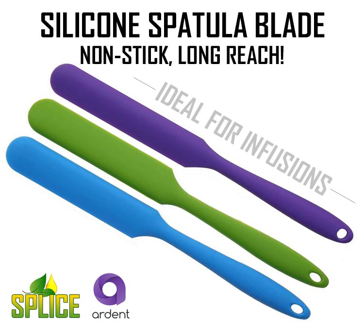 Long Handle Food Grade Non Stick Silicone Spatula Blade