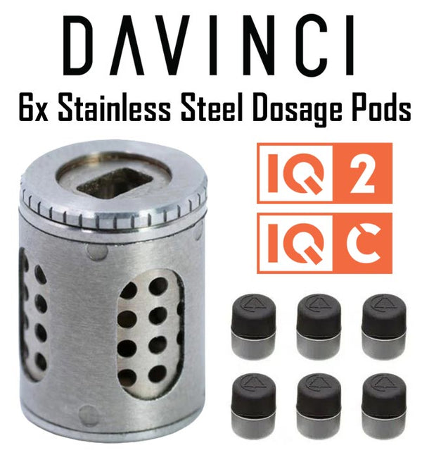 DaVinci Stainless Steel Dosage Pod inside the Smell Proof Silicone Case NZ