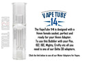 The VapeTube 14 Water Bubbler Tool 14mm NZ