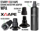 Starry 3.0 Vaporizer Water Pipe Adapter Diagram NZ