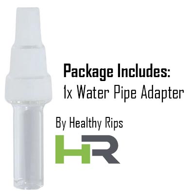 Healthy Rips FURY EDGE & ROGUE 3in1 Glass Water Pipe Adapter Helenskinz NZ