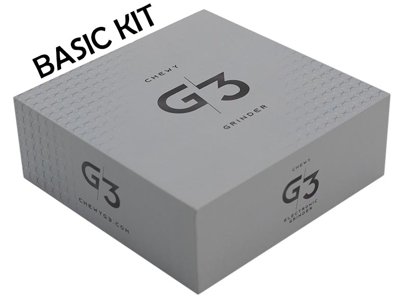 Opened CHEWY G3 Electronic Herb Grinder Box for Vapes NZ
