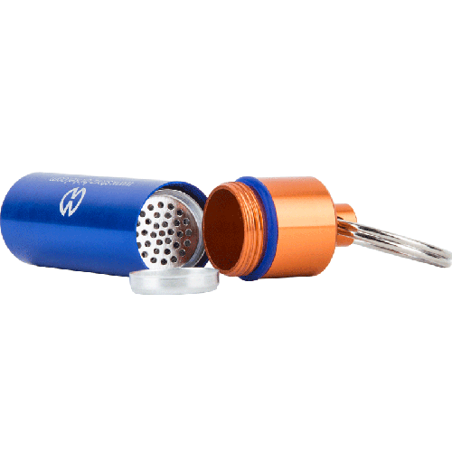 Keychain with 4 Capsules inside Storz & Bickel Capsule Caddy NZ