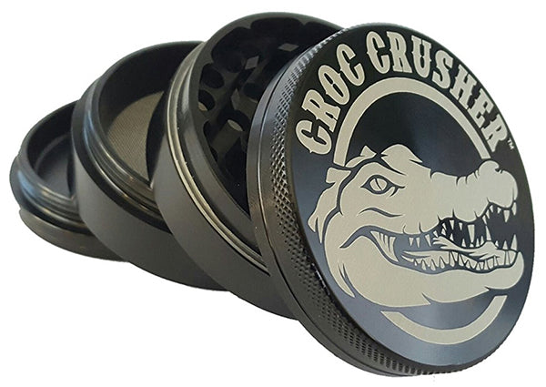 Gunmetal Croc Crusher 4PC Medium Grinder NZ