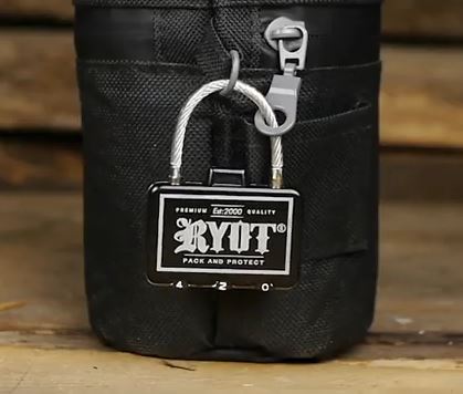 Beer Cozy locked with Ryot Vape Case Lock NZ