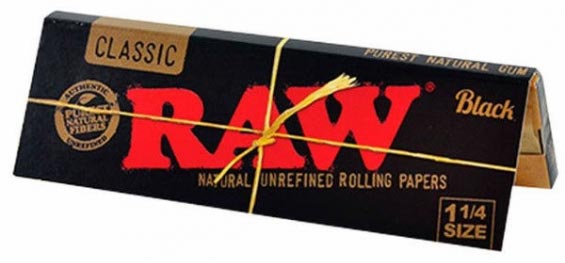 Raw King Size Classic Black Connoisseur Papers NZ