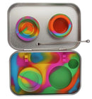 Wax Tool Kit includes 2 silicone containers and Dab Tool in small Tin NZ